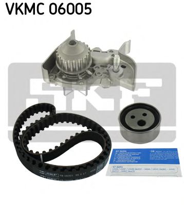 VKMC 06005 SKF Комплект ГРМ (ремінь + ролик + водяний насос)1